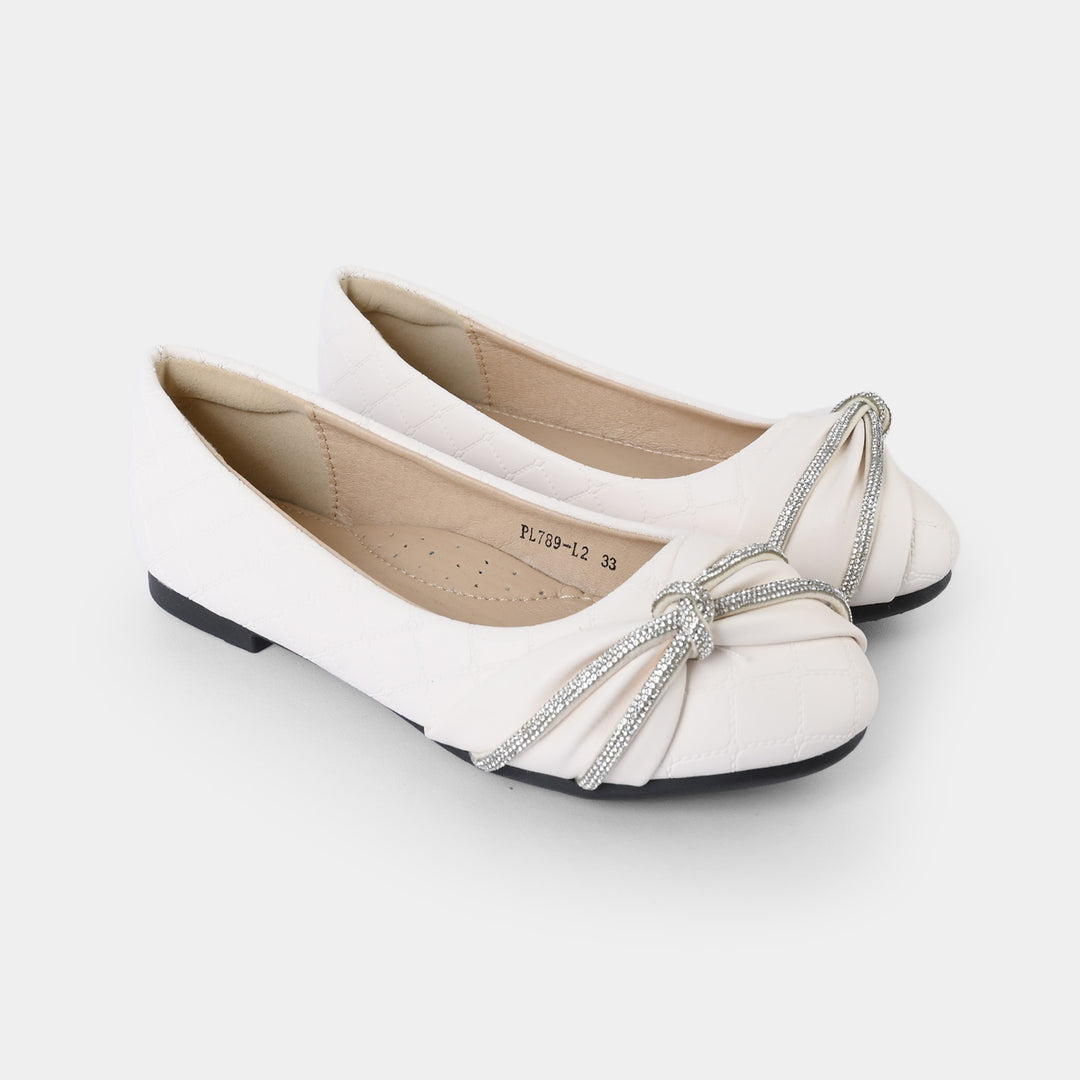 Girls Pumps PL787-L2-BEIGE