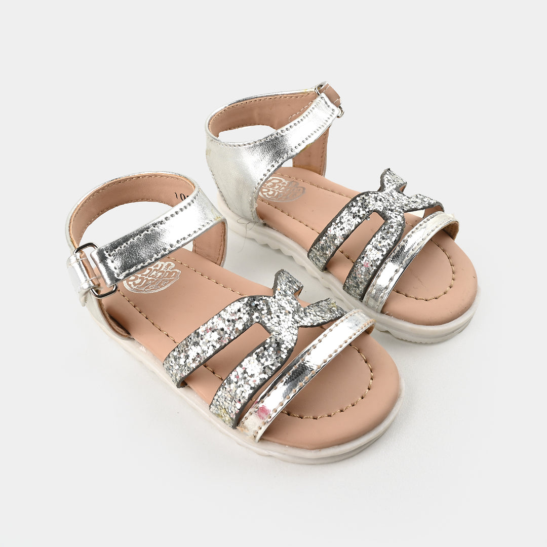 Girls Sandal 1031-8-SILVER