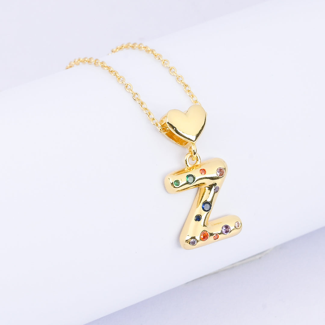 Alphabet/Letter Pendant Necklace for Girls