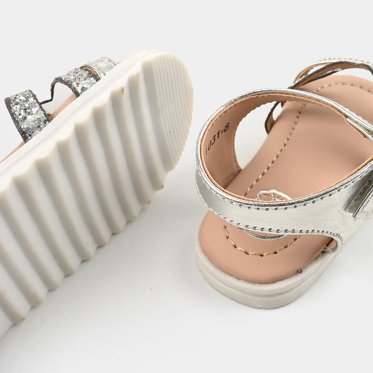 Girls Sandal 1031-8-SILVER