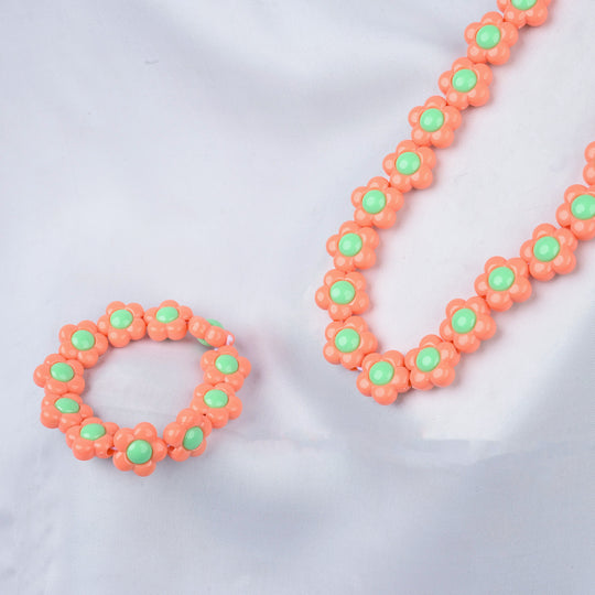 Beads Necklace & Bracelet Set