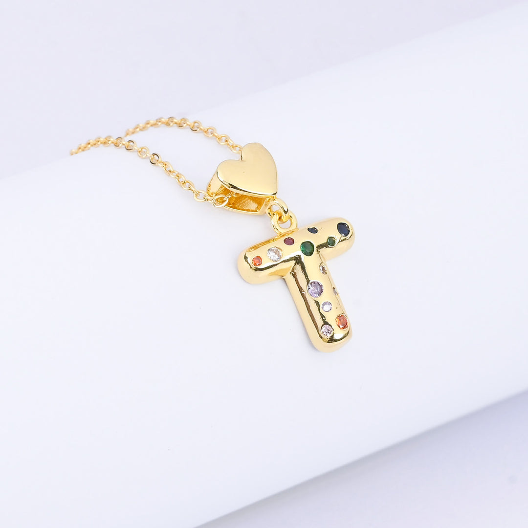 Alphabet/Letter Pendant Necklace for Girls