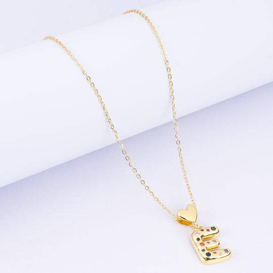 Alphabet/Letter Pendant Necklace for Girls