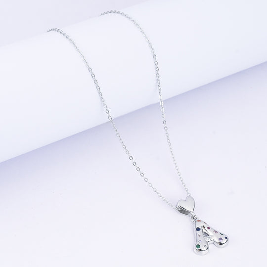 Alphabet/Letter Pendant Necklace for Girls