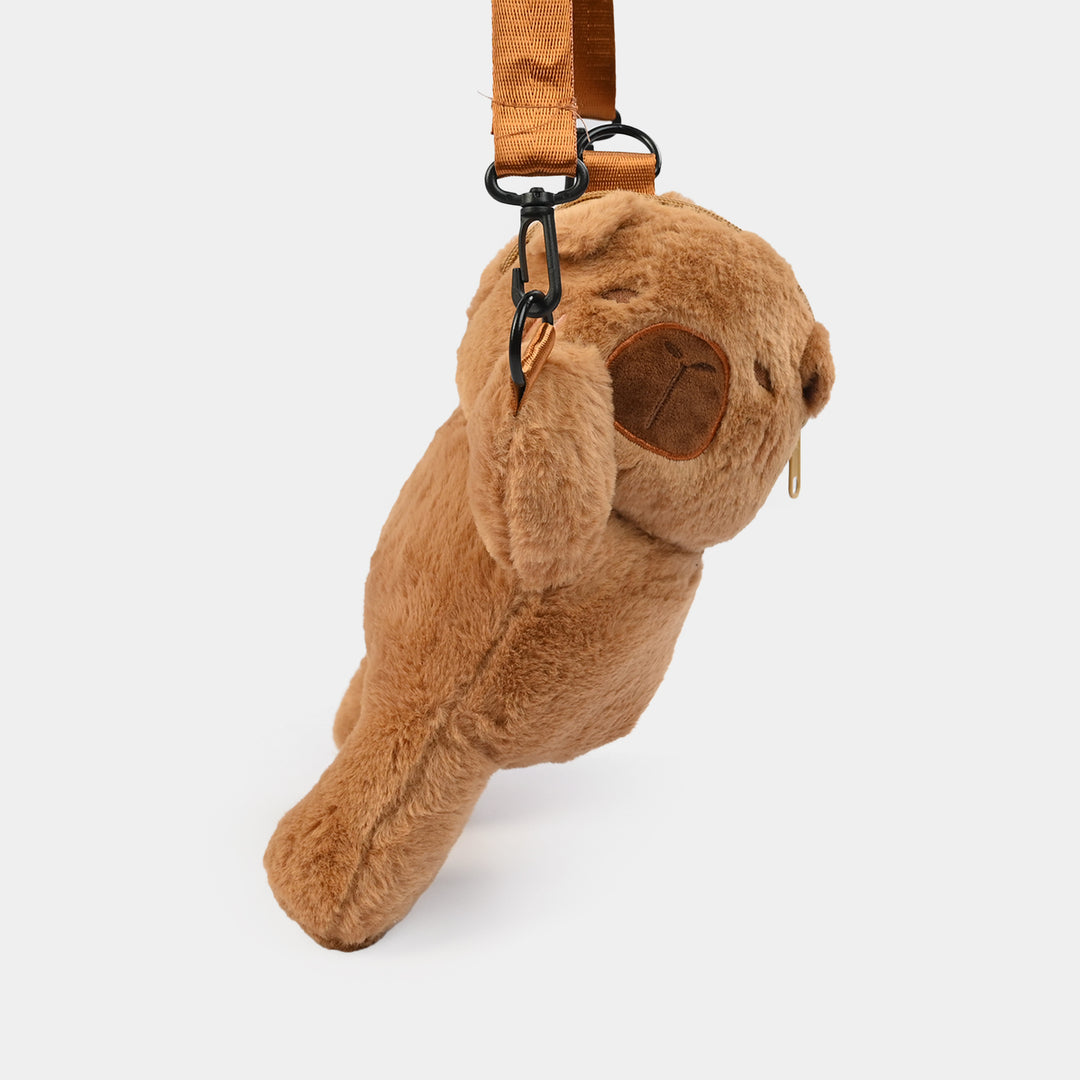 Plush Character Crossbody Bag