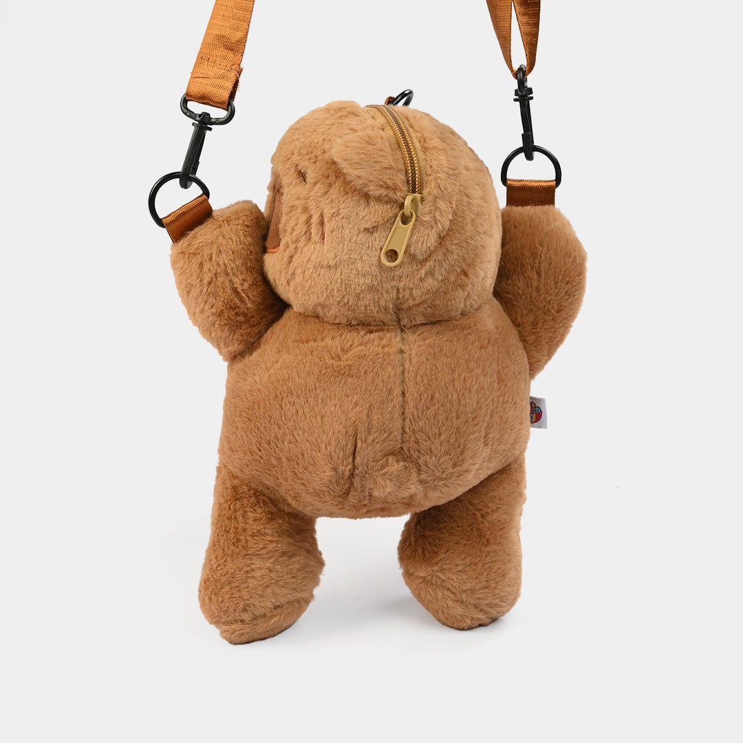 Plush Character Crossbody Bag
