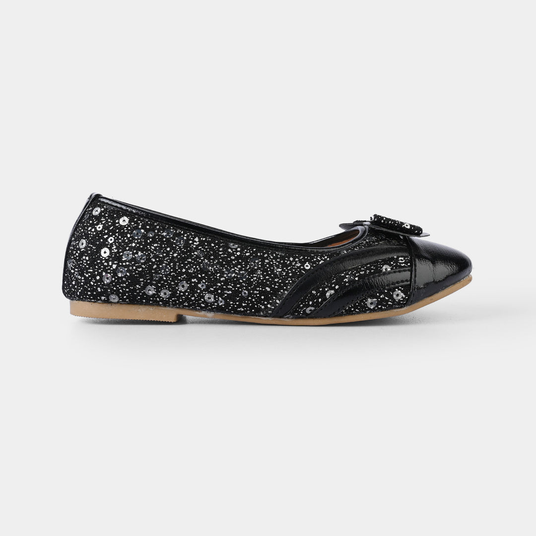 Girls Pumps 1346-BLACK