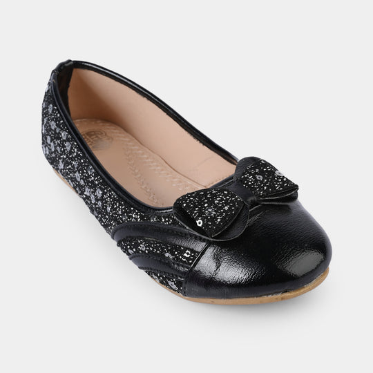 Girls Pumps 1346-BLACK