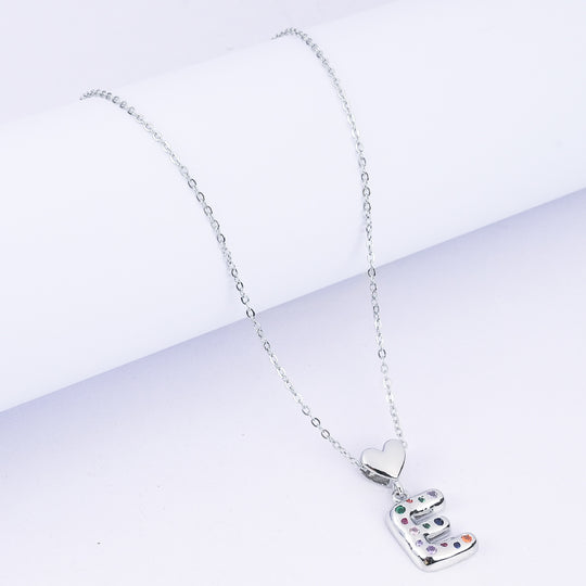 Alphabet/Letter Pendant Necklace for Girls
