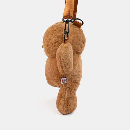 Plush Character Crossbody Bag