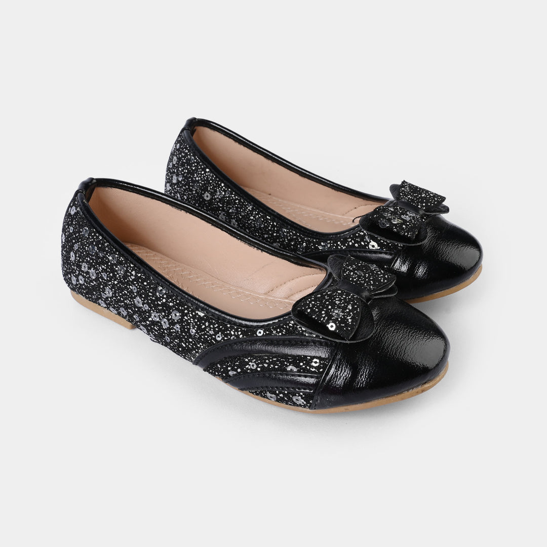 Girls Pumps 1346-BLACK