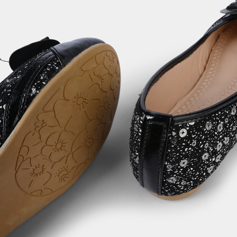 Girls Pumps 1346-BLACK