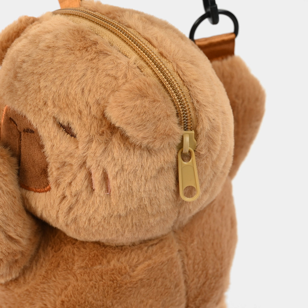 Plush Character Crossbody Bag