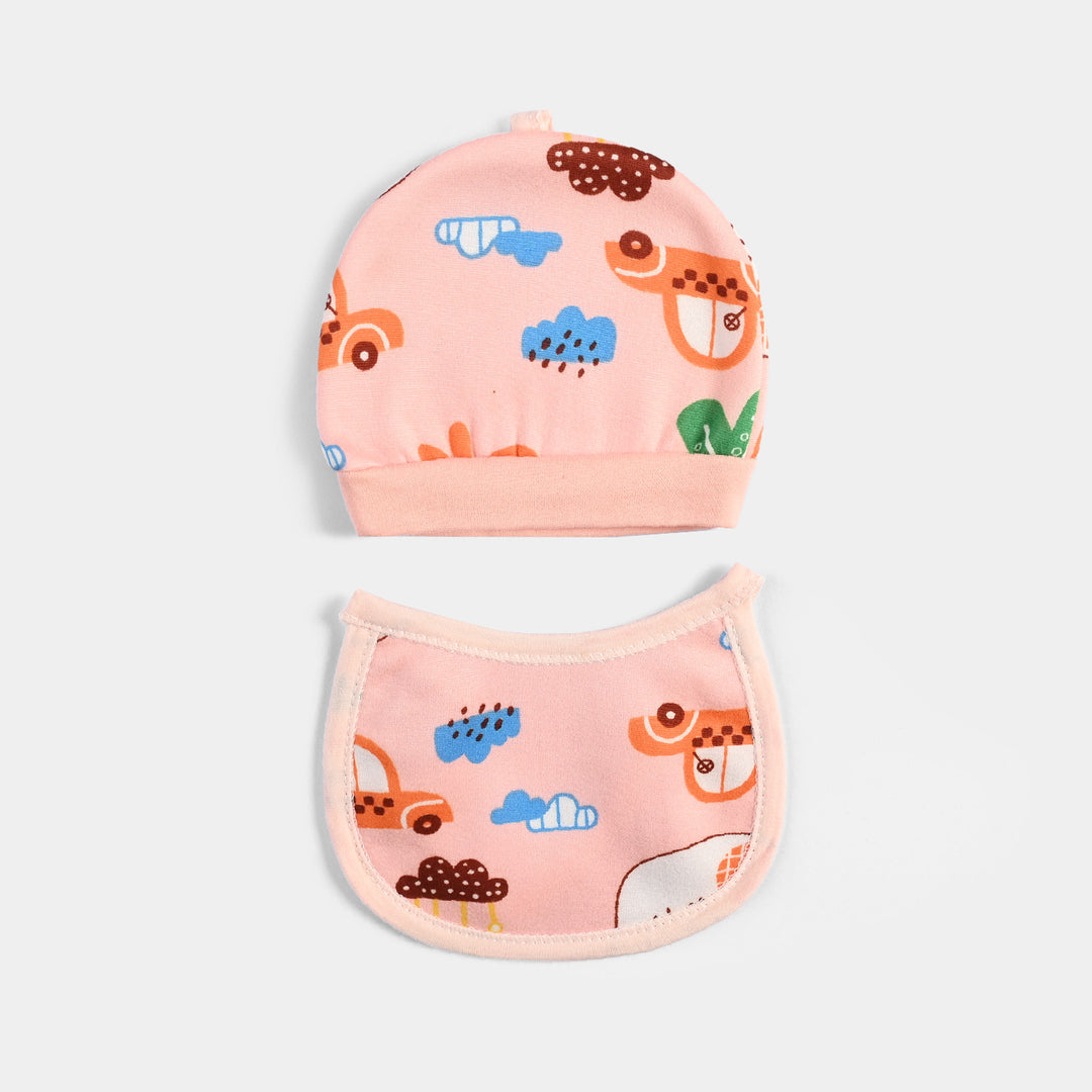 Winter Cap & Bib Set | 3-9M