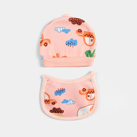 Winter Cap & Bib Set | 3-9M