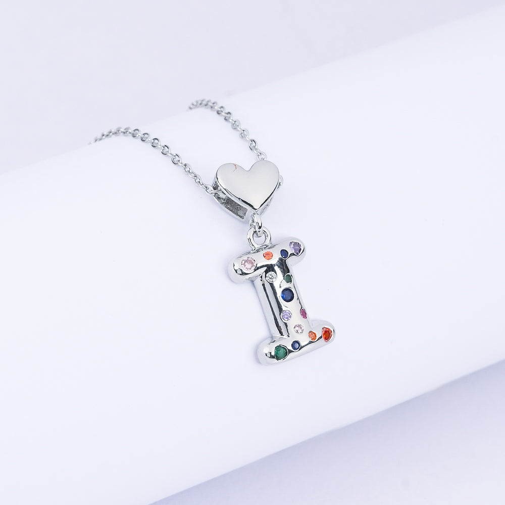Alphabet/Letter Pendant Necklace for Girls