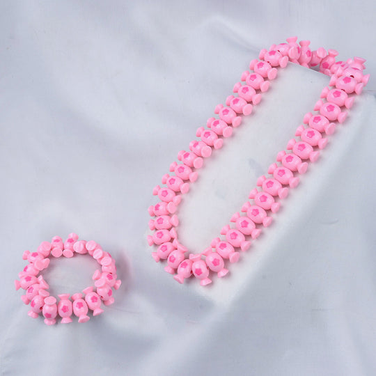 Beads Necklace & Bracelet Set