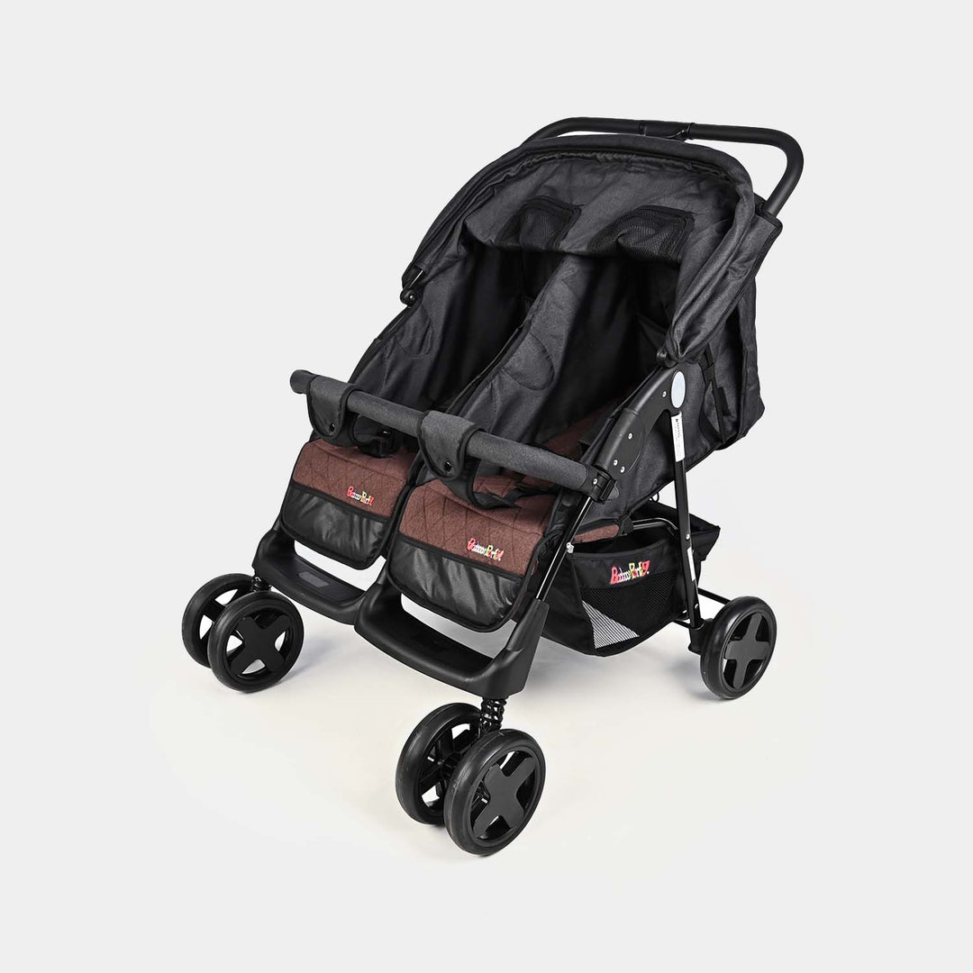 BP Twins Stroller Side by Side - Black