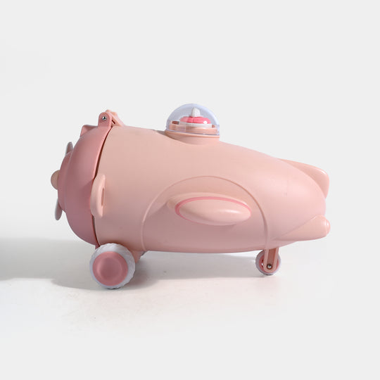 AEROPLANE WATER BOTTLE/BEAKER | SH2693 - PINK