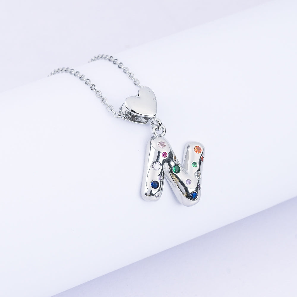 Alphabet/Letter Pendant Necklace for Girls