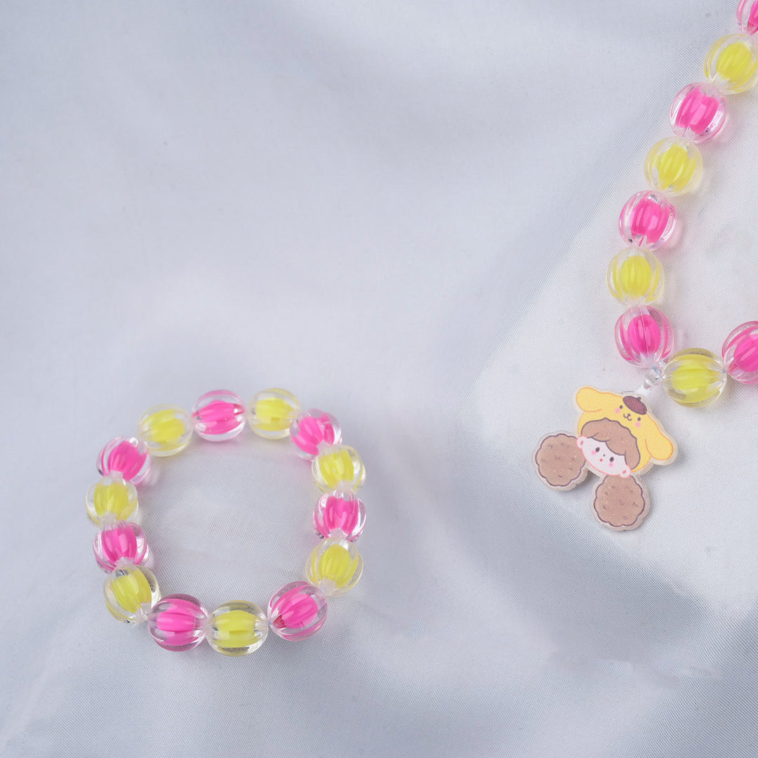 Beads Necklace & Bracelet Set