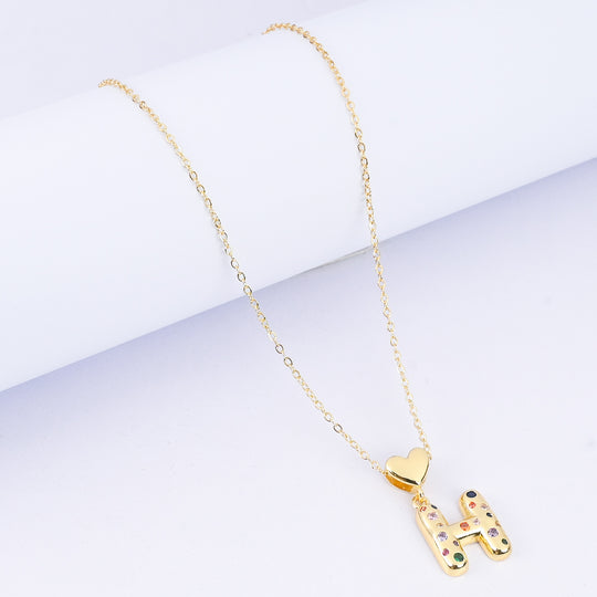 Alphabet/Letter Pendant Necklace for Girls