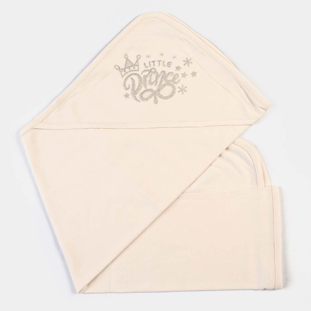 Baby Wrapping Sheet Embossing Little Prince | Cream