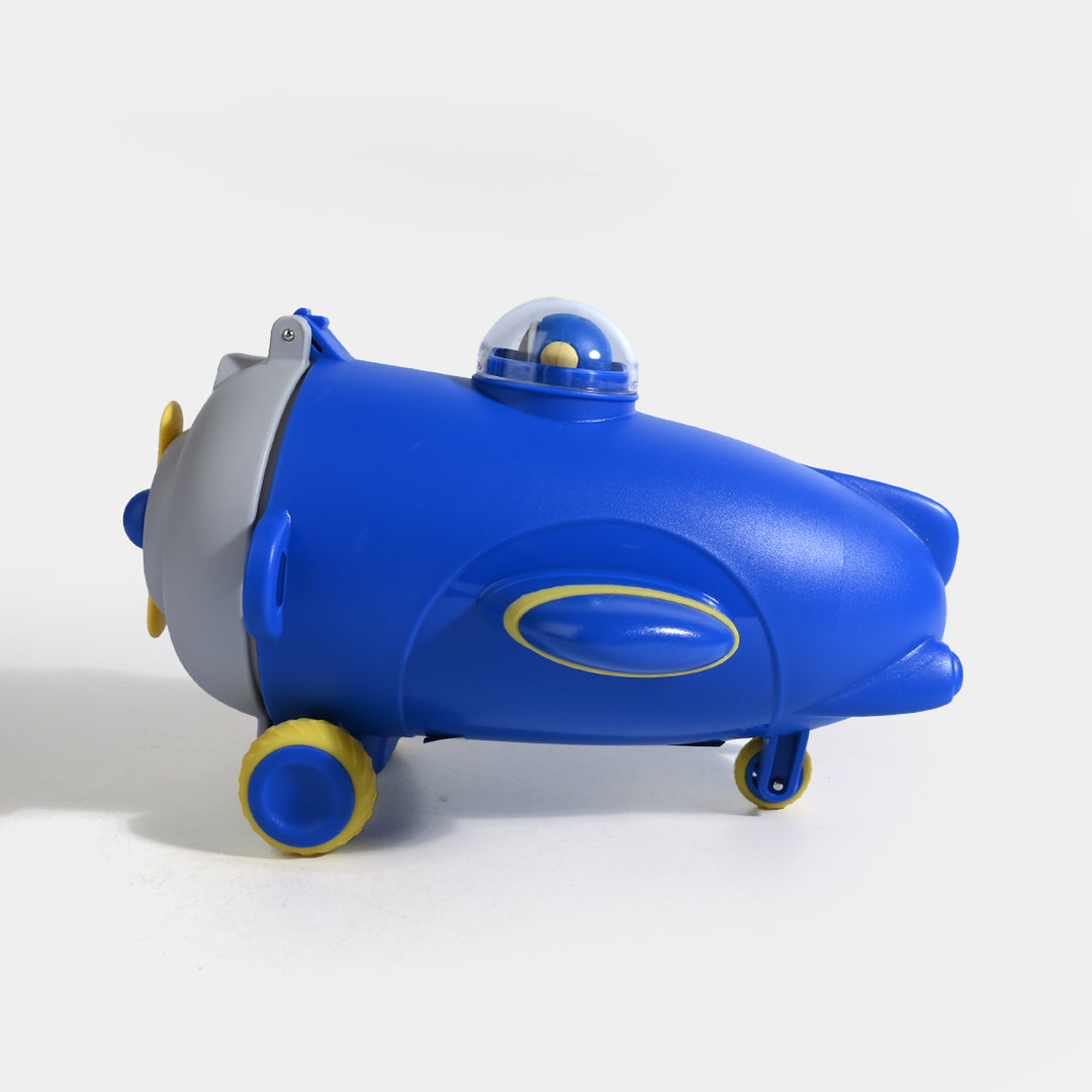 AEROPLANE WATER BOTTLE/BEAKER | SH2693 - BLUE