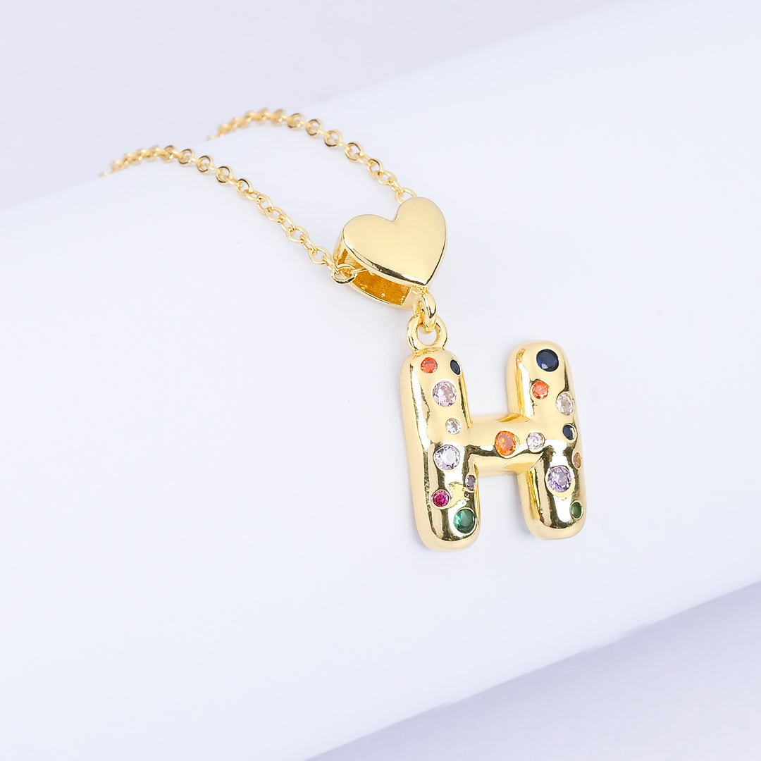 Alphabet/Letter Pendant Necklace for Girls