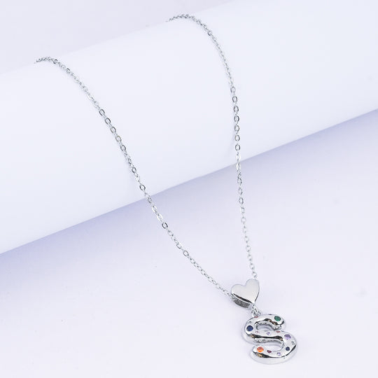 Alphabet/Letter Pendant Necklace for Girls