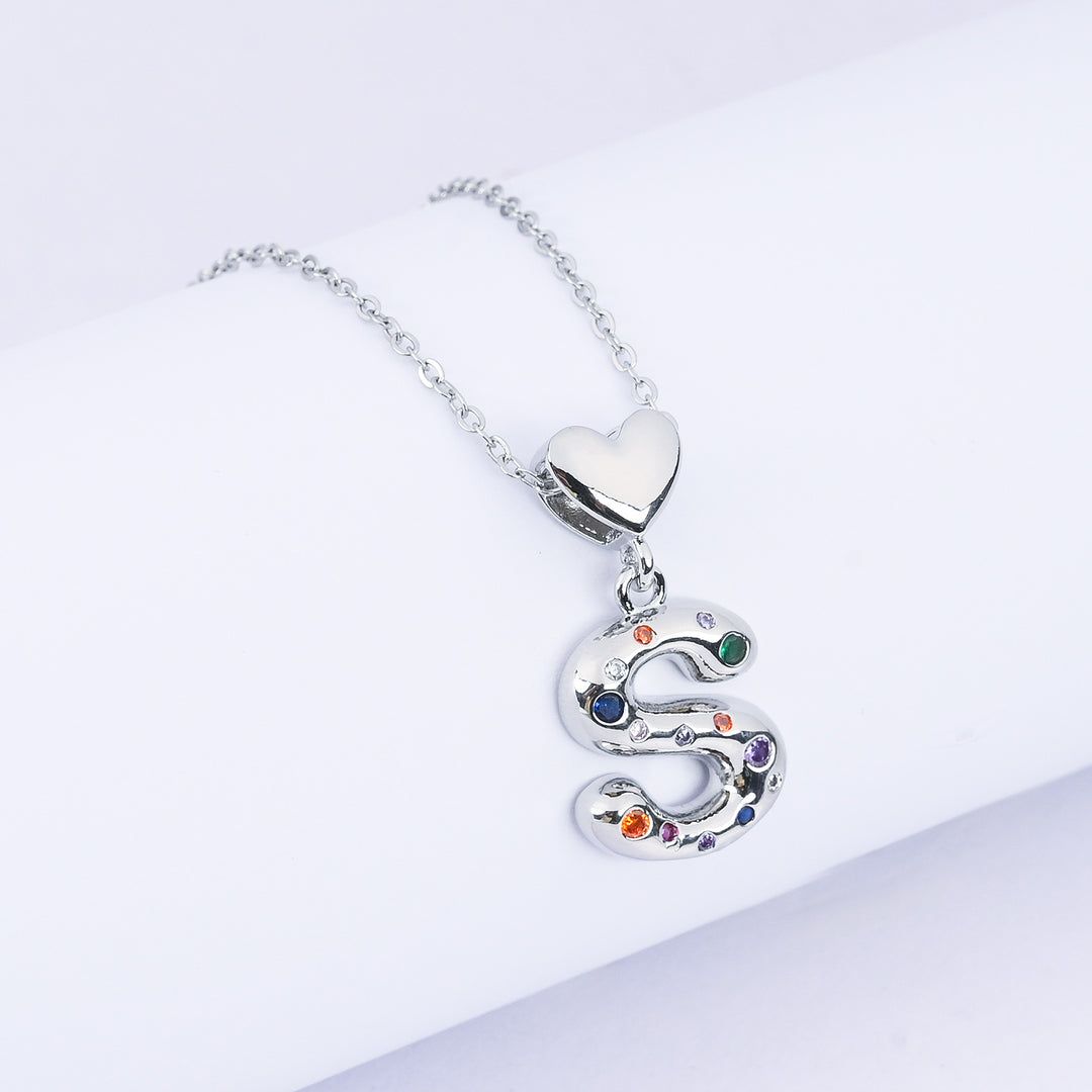 Alphabet/Letter Pendant Necklace for Girls