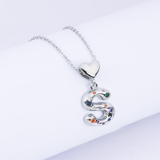 Alphabet/Letter Pendant Necklace for Girls