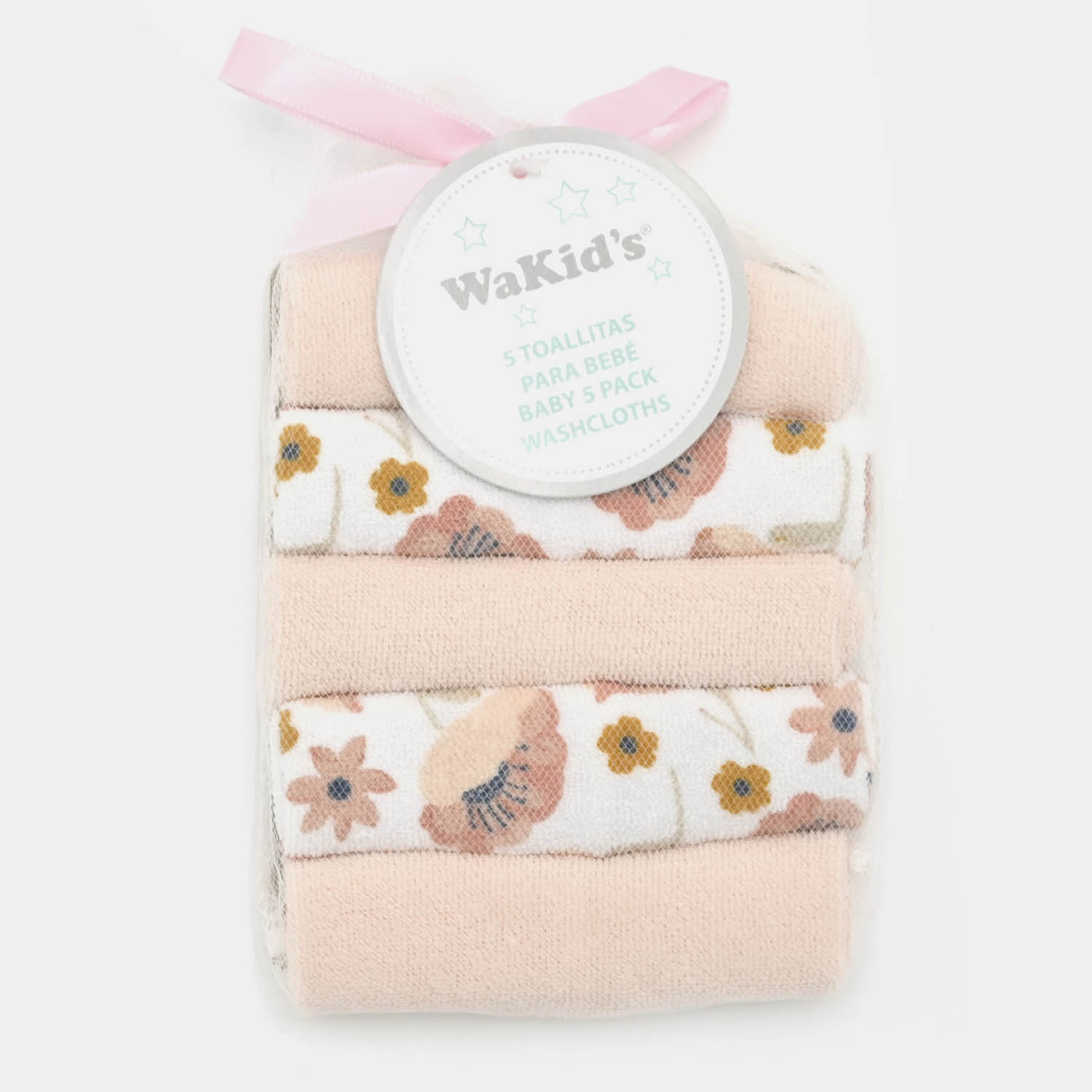 Baby Wash Cloths 5Pcs Pack