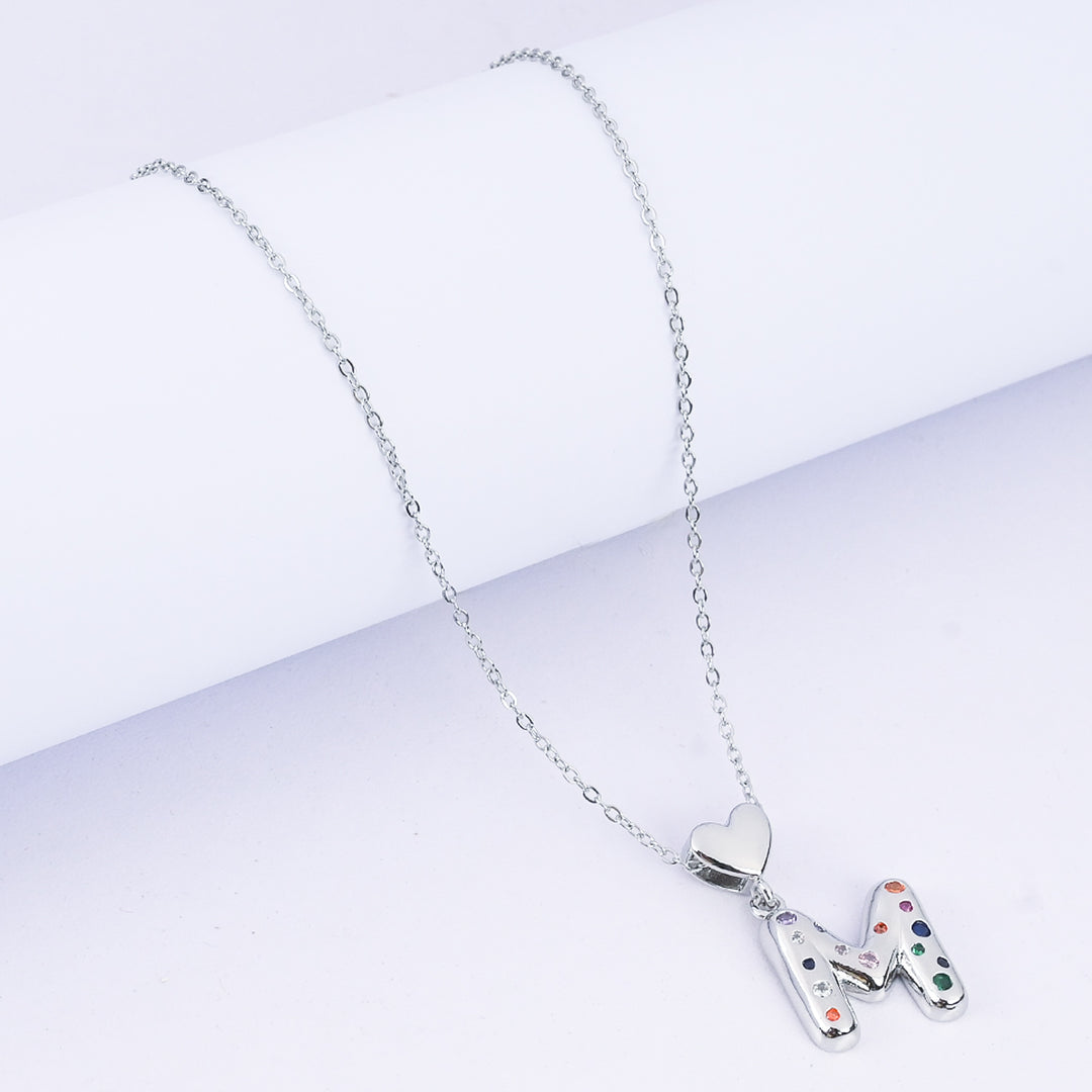 Alphabet/Letter Pendant Necklace for Girls