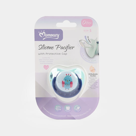 Momeasy Silicone Pacifier With Protective Cap | 0M+
