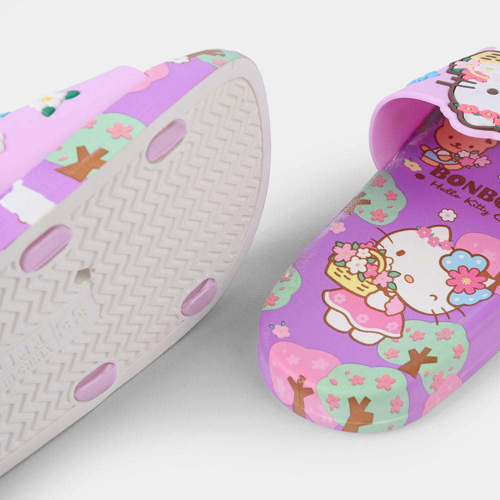 Girls Slippers 208-A10-PURPLE