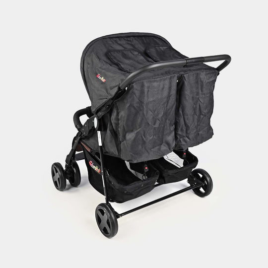 BP Twins Stroller Side by Side - Black