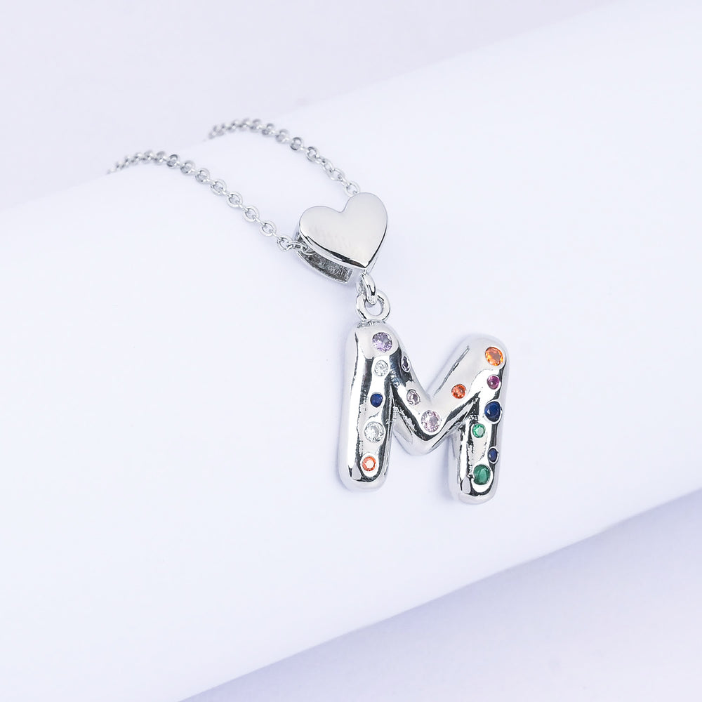 Alphabet/Letter Pendant Necklace for Girls