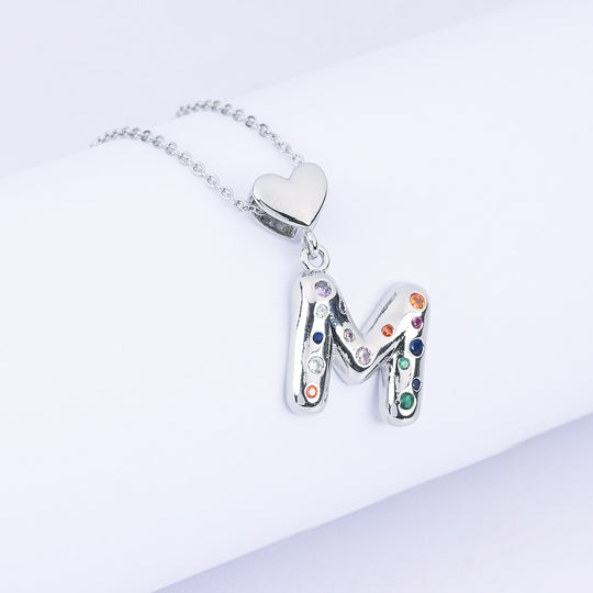 Alphabet/Letter Pendant Necklace for Girls