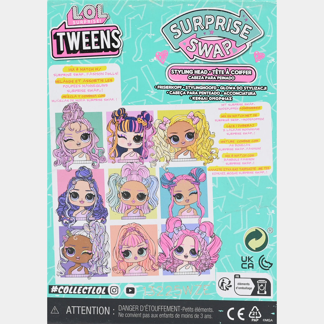 Tweens Surprise Swap Styling Head