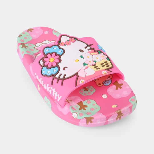 Girls Slippers 208-A10-Fuchsia