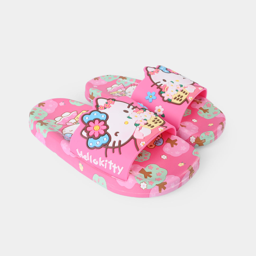 Girls Slippers 208-A10-Fuchsia