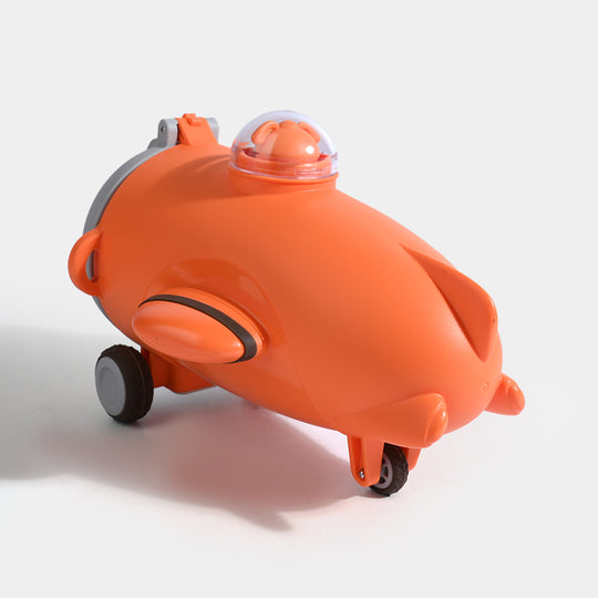AEROPLANE WATER BOTTLE/BEAKER | SH2693 - ORANGE