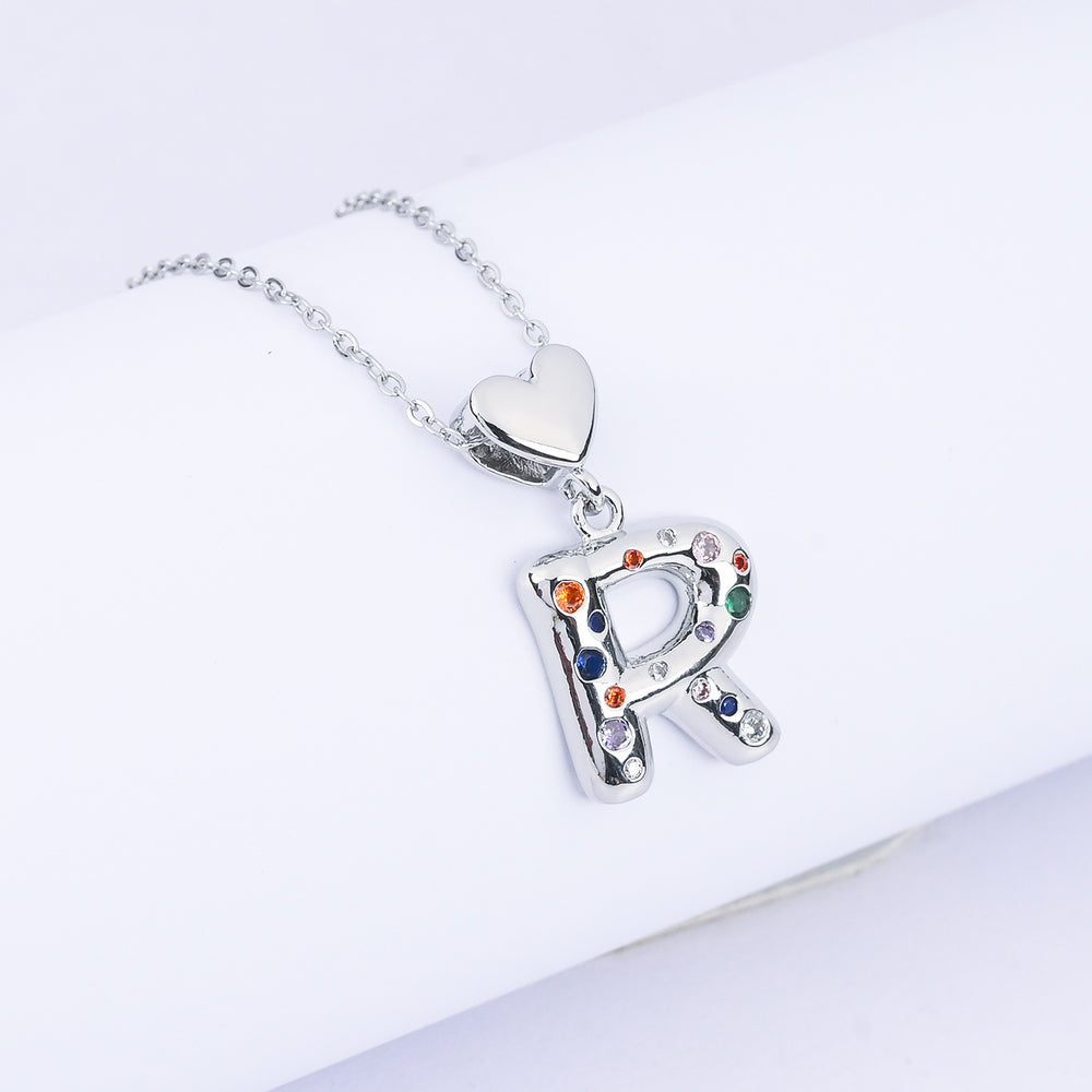 Alphabet/Letter Pendant Necklace for Girls