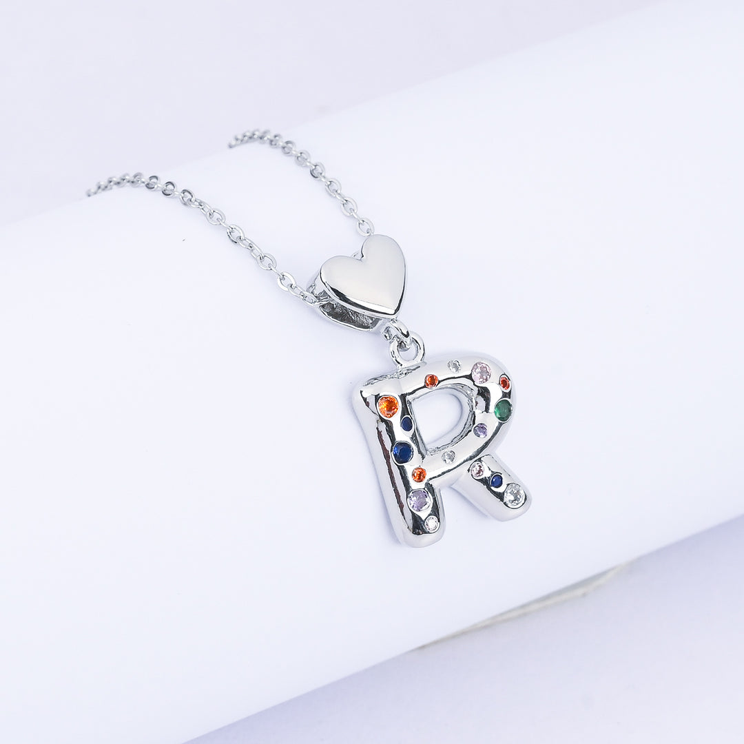 Alphabet/Letter Pendant Necklace for Girls