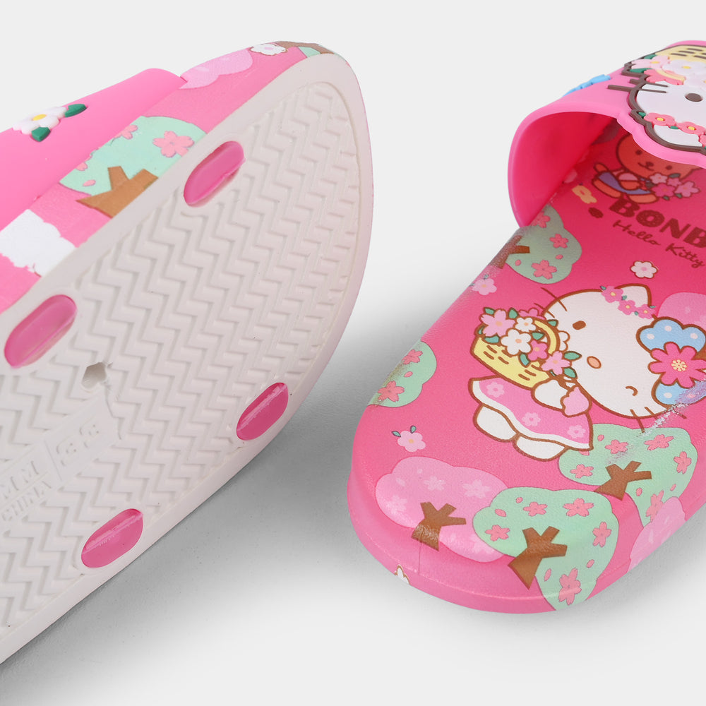 Girls Slippers 208-A10-Fuchsia