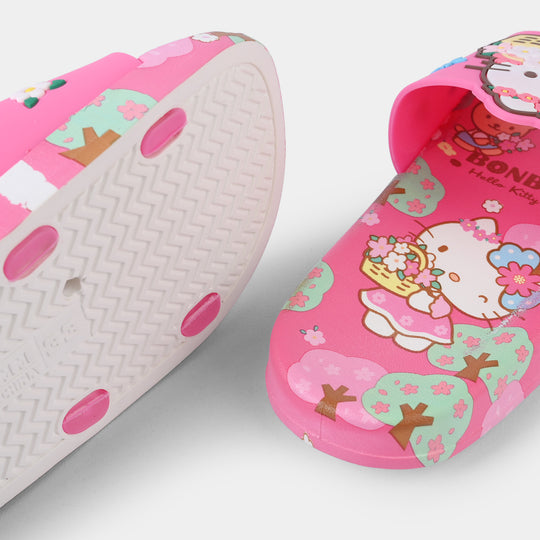 Girls Slippers 208-A10-Fuchsia