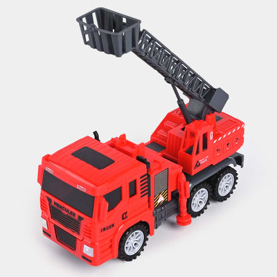 Fire Rescue Toy Truck with Extending Rotating Ladder
