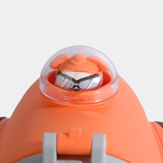 AEROPLANE WATER BOTTLE/BEAKER | SH2693 - ORANGE