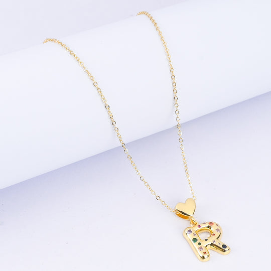 Alphabet/Letter Pendant Necklace for Girls